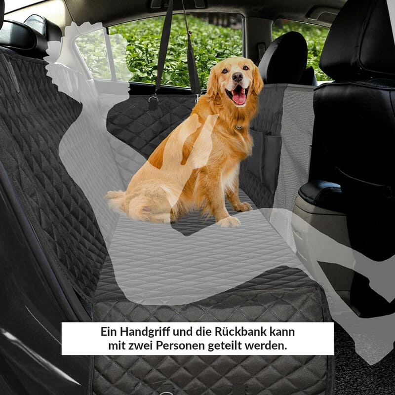 OneAmg Hundedecke Auto Rückbank Autoschondecke Hund mit