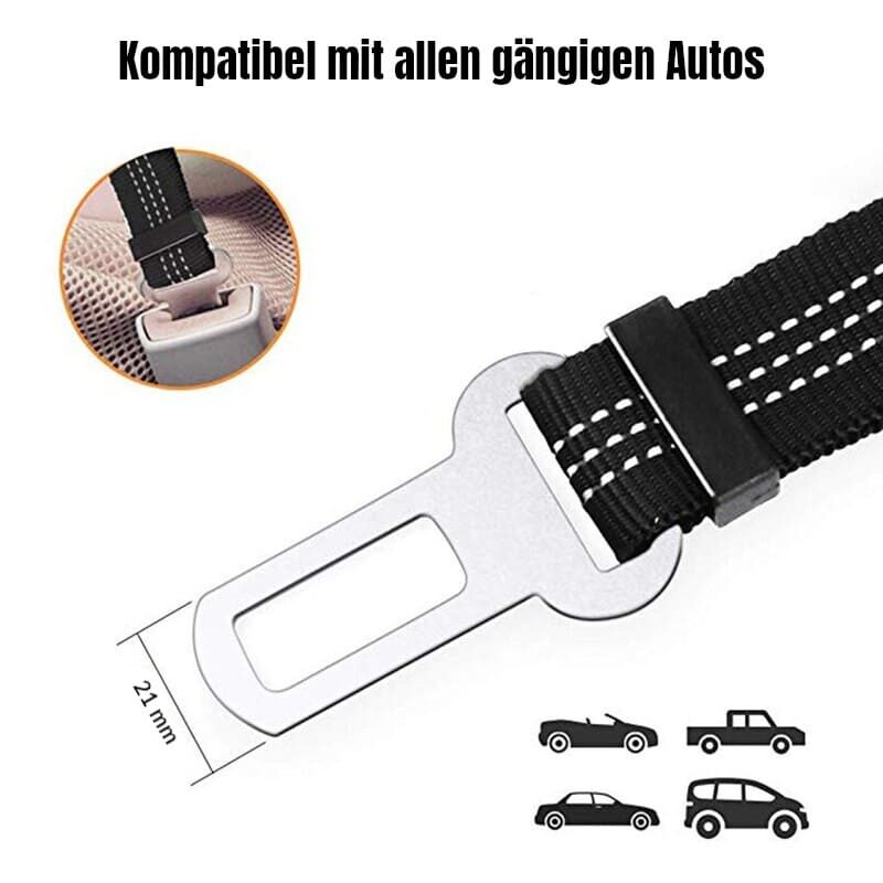 Sicherheitsgurte für Hunde im Auto "Belty" 15 Hundegurte fuer mehr Sicherheit im Auto masse der schnalle