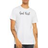 god first shirt weiss-model bild 1